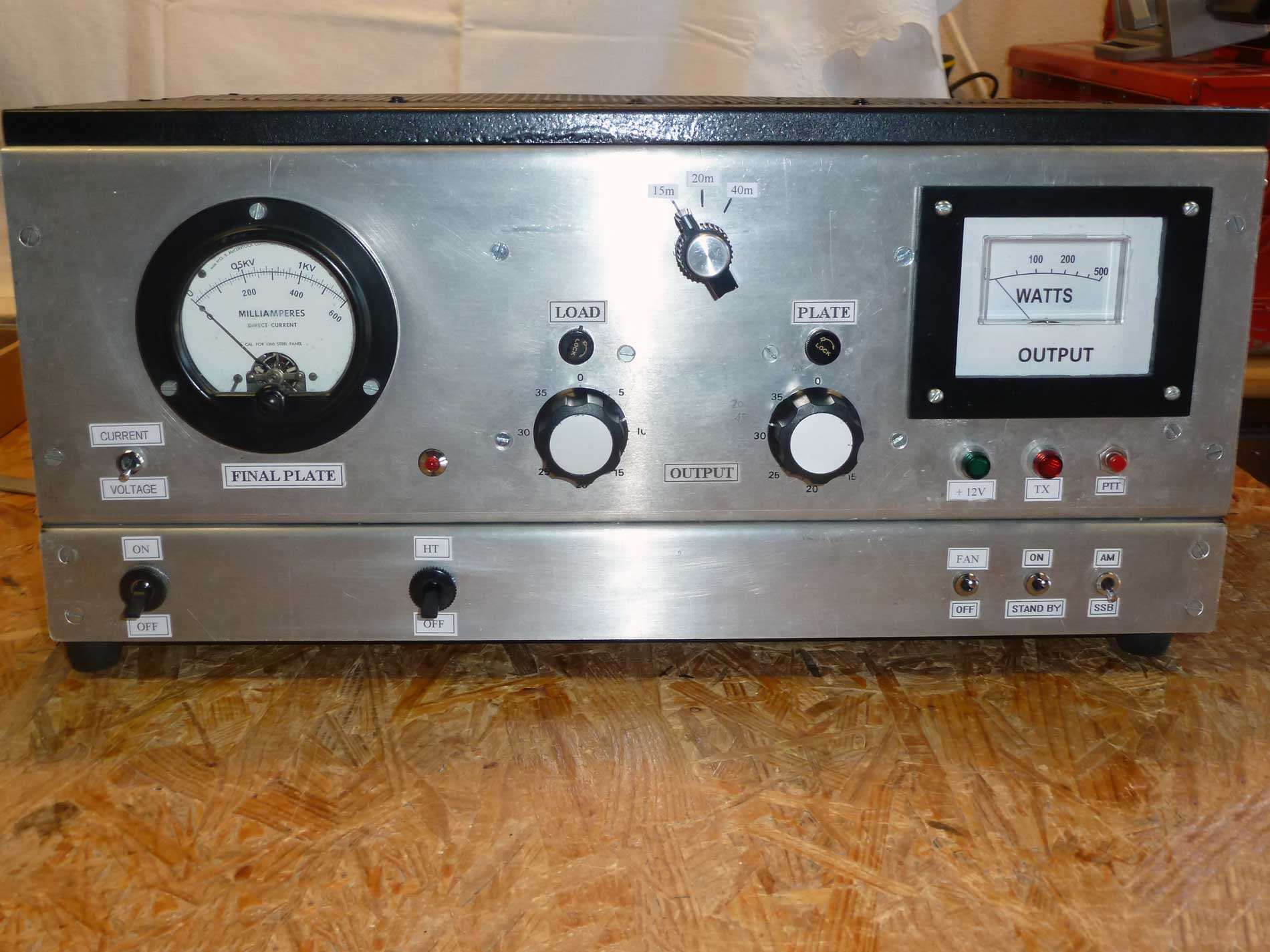 Amplificateur HF 3 x EL509